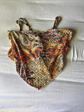 Printed Handkerchief Hem Camisole